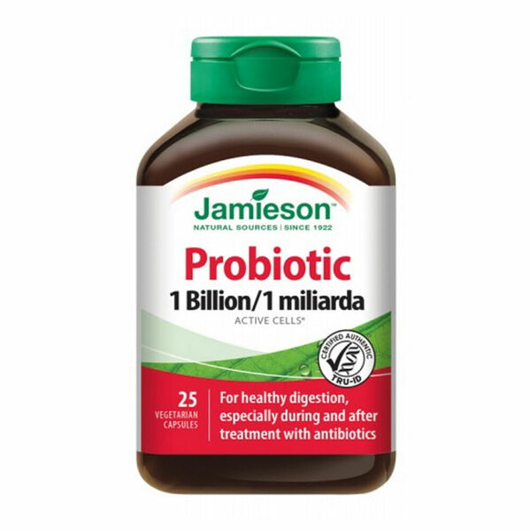JAMIESON Probiotic 1 miliarda 25 vegetariánských kapslí porovnat ceny