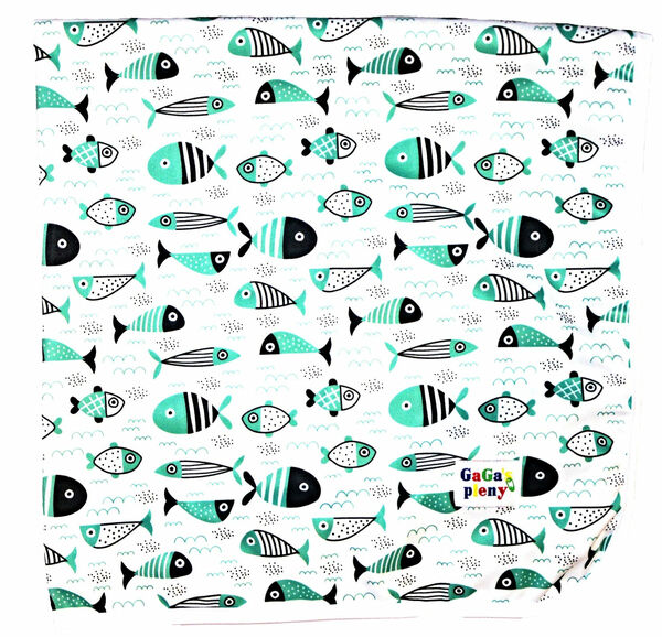 GaGa's pleny Přebalovací podložka Fish - 74x74cm porovnat ceny