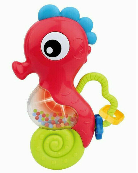 Chrastítko Baby Mix s melodií mořský koník červený porovnat ceny