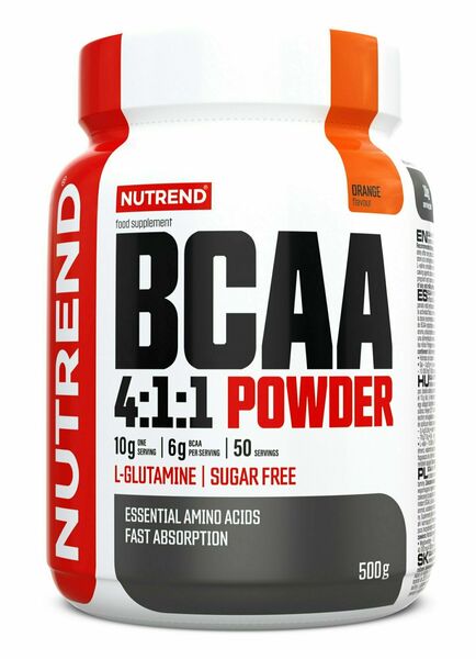 Nutrend BCAA 4:1:1 Powder pomeranč 500 g porovnat ceny