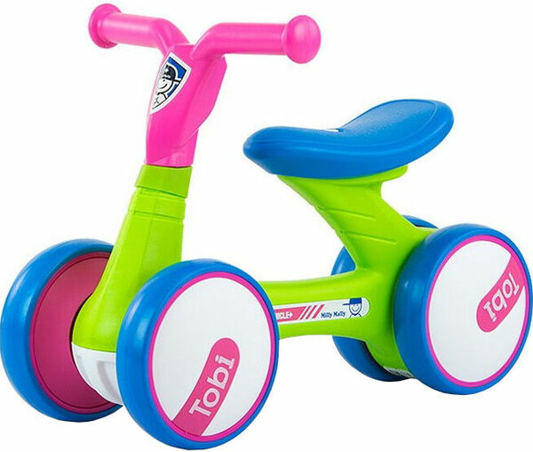 Milly Mally Dětské odrážedlo Tobi pink-green porovnat ceny