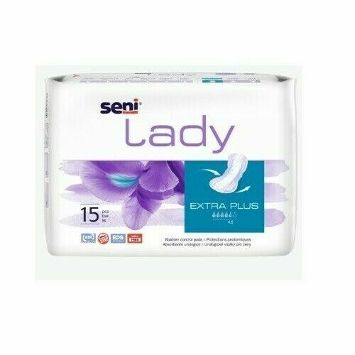 SENI LADY EXTRA PLUS VLOŽKY ABSORPČNÍ PRO ŽENY,15X33CM, SAVOST 590ML, 1 porovnat ceny