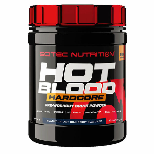 SciTec Nutrition Hot Blood Hardcore blackcurrant goji berry 700 g porovnat ceny
