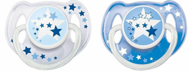 Philips Avent AVENT Šidítko Night 6-18m modré 2 ks porovnat ceny