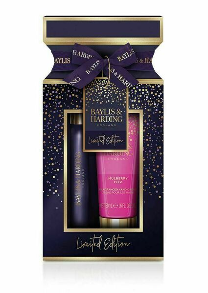 Baylis & Harding Sada péče o tělo s parfémovým roll-onem Mulberry Fizz 2 ks porovnat ceny
