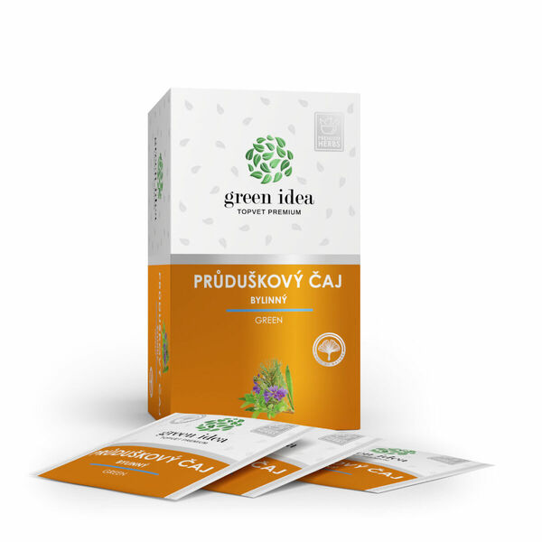 Green idea Průduškový čaj 20x1,5 g porovnat ceny