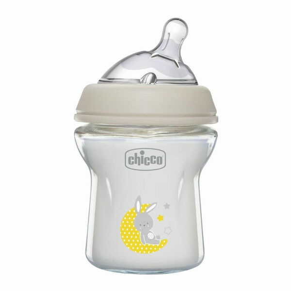 CHICCO Láhev kojenecká sklo Natural Feeling neutral 0m+ 150 ml porovnat ceny