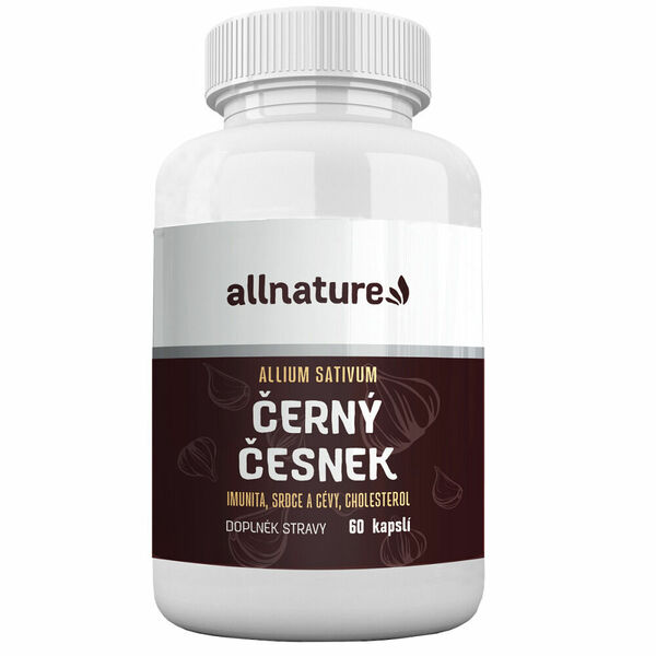 ALLNATURE Černý česnek 60 kapslí porovnat ceny