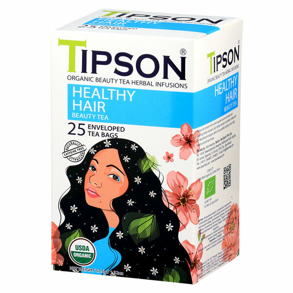 TIPSON Beauty tea healthy hair bylinný čaj 25 sáčků porovnat ceny