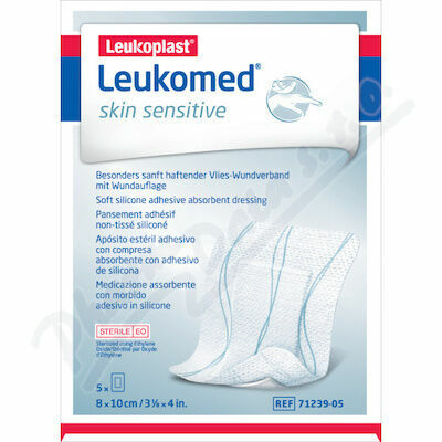 Leukomed Skin Sensitive 8x10cm 5ks netk.krytí porovnat ceny