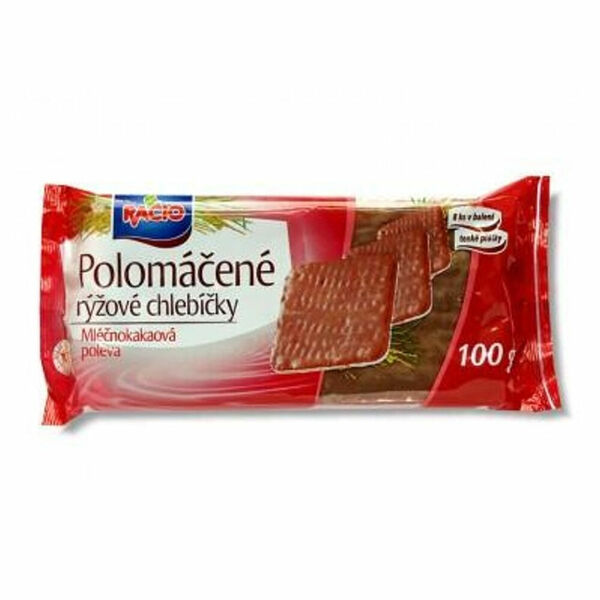 RACIO Polomáčené rýžové mléčnokakaová poleva 100 g porovnat ceny