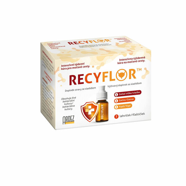 Recyflor kúra pro močové cesty 7x8ml porovnat ceny