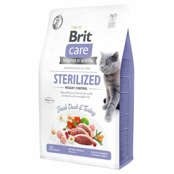 BRIT Care Cat Sterilized Weight Control granule pro sterilované kočky 1 ks, Hmotnost balení: 7 kg porovnat ceny