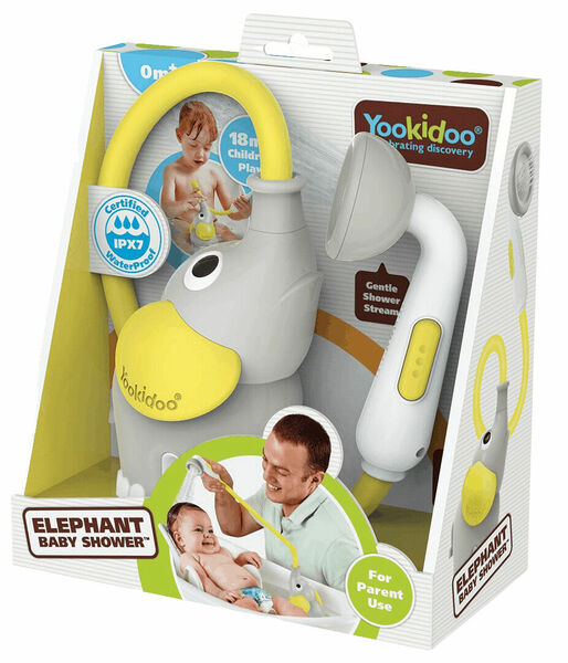 Yookidoo Dětská sprcha slon - šedožlutá porovnat ceny