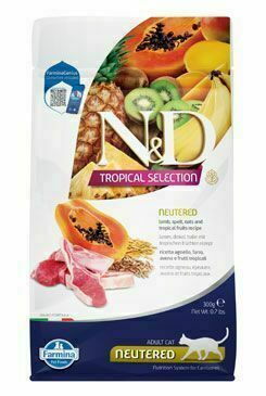 N&d Tropical Selection Cat Lamb Neutered 300g porovnat ceny