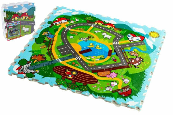 Teddies Pěnové puzzle Město Moje první zvířátka 9ks porovnat ceny