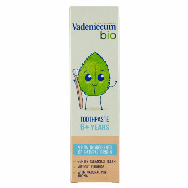 VADEMECUM Bio dětská zubní pasta 6+ s mátovou příchutí 50 ml porovnat ceny