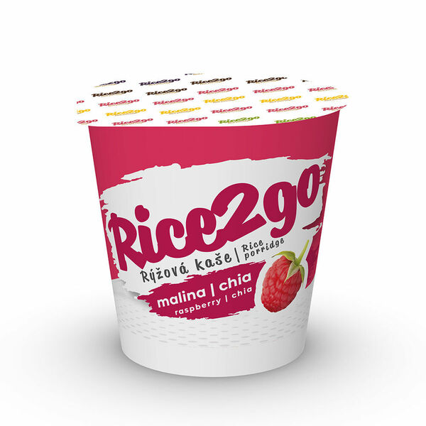 RICE2GO rýžová kaše Chia a malina 40 g porovnat ceny