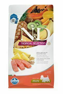 N&d Tropical Selection Dog Adult Mini Salmon 1,5kg porovnat ceny