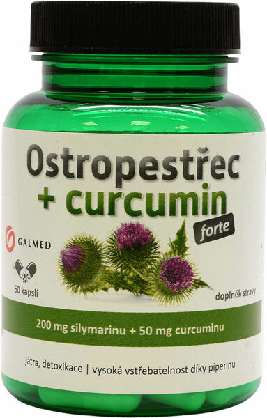 Ostropestřec+curcumin forte cps.60 Galmed porovnat ceny