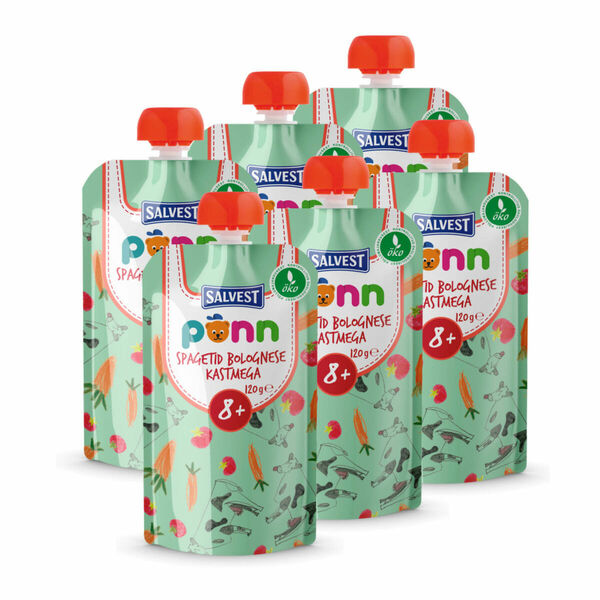 SALVEST Põnn BIO Boloňské špagety 6x120 g porovnat ceny