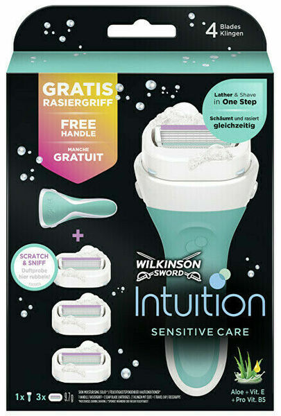 Wilkinson Intuition Sensitive Care - holící strojek a 3 náhradní hlavice porovnat ceny