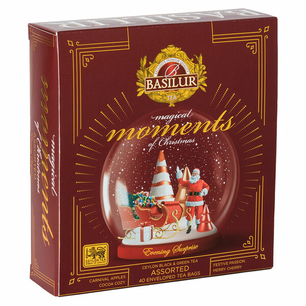 BASILUR Magical moments evening surprise assorted černé a zelené čaje 40 sáčků porovnat ceny
