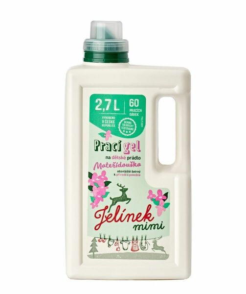 Jelínek mimi Prací gel mateřídouška 2,7 l porovnat ceny