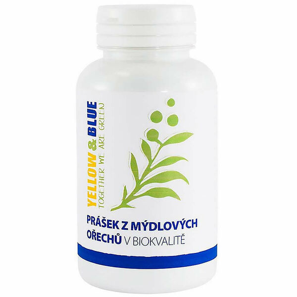 YELLOW&BLUE Prášek z mýdlových ořechů BIO dóza 100 g porovnat ceny