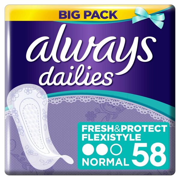 Always Intimky Fresh&Protect Flexistyle, Normal 58ks porovnat ceny