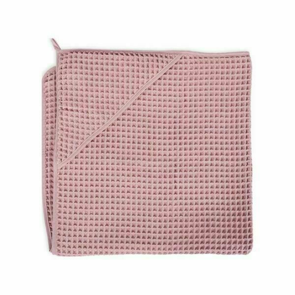 Ceba Osuška s kapucí Froté Waffle Line Silver Pink 100x100cm porovnat ceny