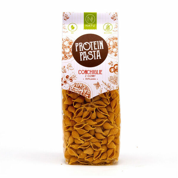 NATU Protein Pasta Conchiglie z cizrny BIO 250 g porovnat ceny