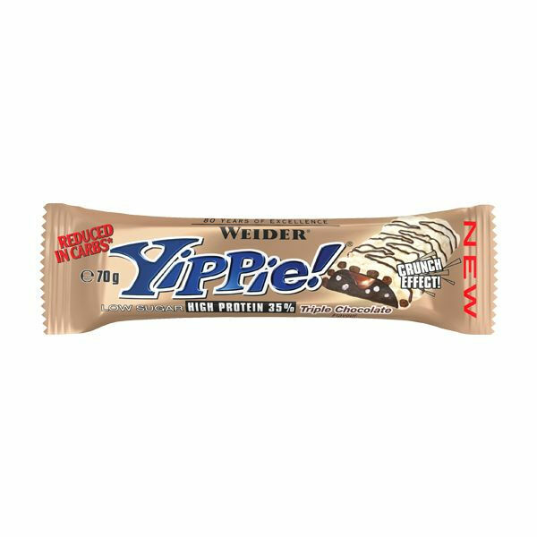 WEIDER Yippie! Bar Triple Chocolate tyčinka 70 g porovnat ceny