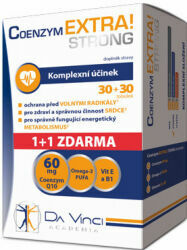 Coenzym EXTRA! Strong 60mg DaVinci tob. 30+30 ZDARMA porovnat ceny