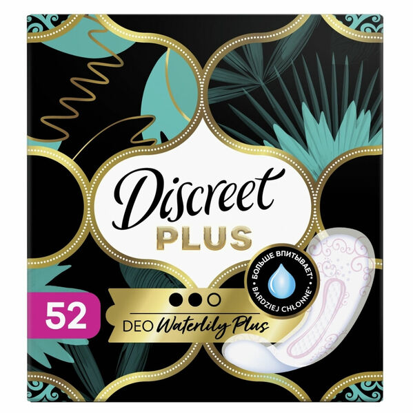 DISCREET Waterlilly Plus Intimní vložky 52 ks porovnat ceny