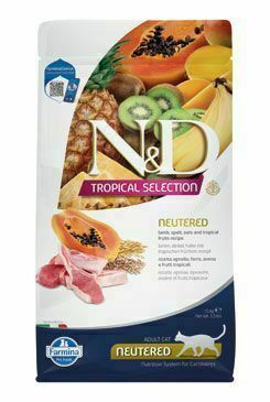 N&d Tropical Selection Cat Lamb Neutered 1,5kg porovnat ceny