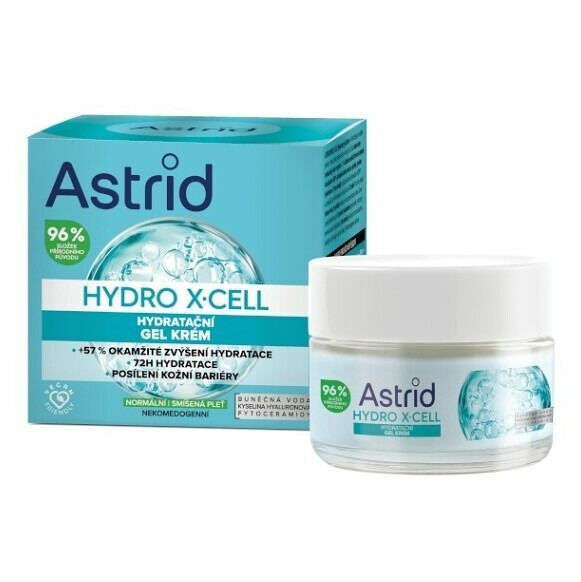 ASTRID Hydro X-Cell Hydratační gel krém pro normální až smíšenou pleť 50 ml porovnat ceny