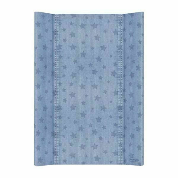 CEBA Podložka přebalovací 2-hranná MDF 70cm Denim Style Stars blue Ceba porovnat ceny
