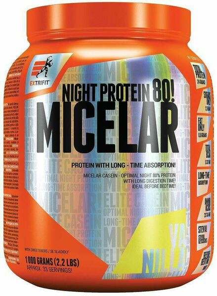 Extrifit Micelar Casein 1000g vanilka porovnat ceny