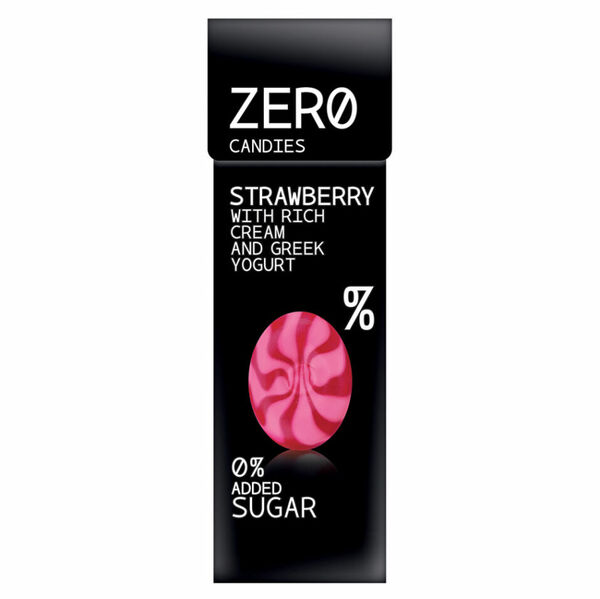 ZERO CANDIES Strawberry yoghurt candies 0% bonbóny 32 g porovnat ceny