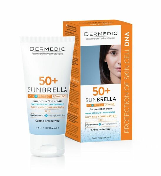 Dermedic Sunbrella Opalovací krém pro mastnou a smíšenou pleť SPF50+ 50 g porovnat ceny
