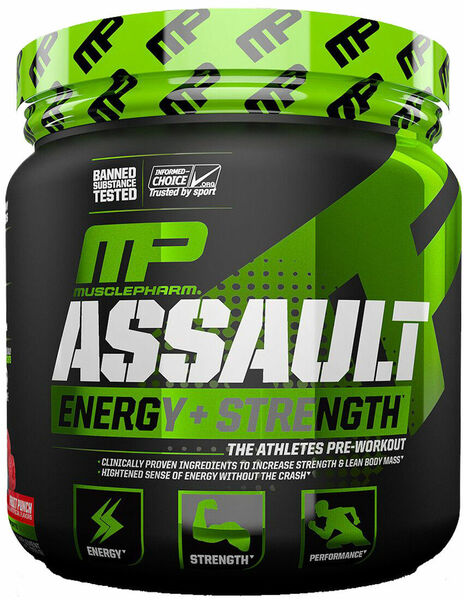 MusclePharm Assault Sport blue raspberry 345g porovnat ceny