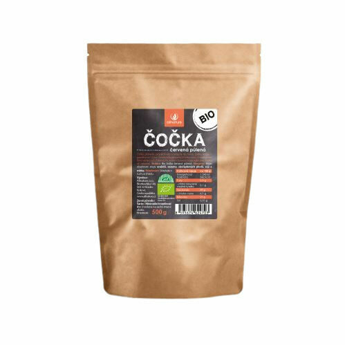 Allnature Čočka červená půlená BIO 500g porovnat ceny