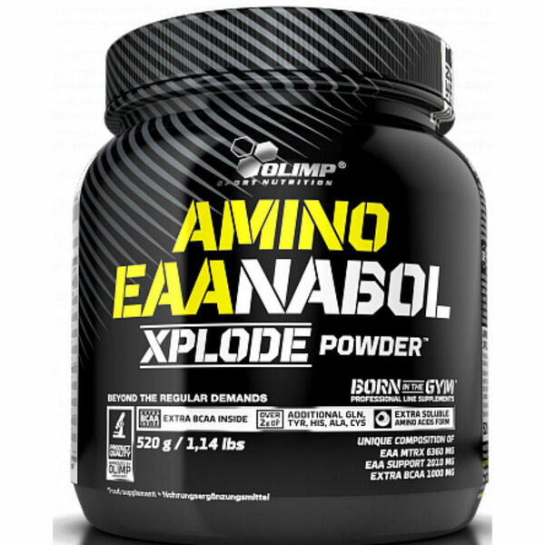 OLIMP Amino EAAnabol Xplode esenciální aminokyseliny pomeranč 520 g porovnat ceny