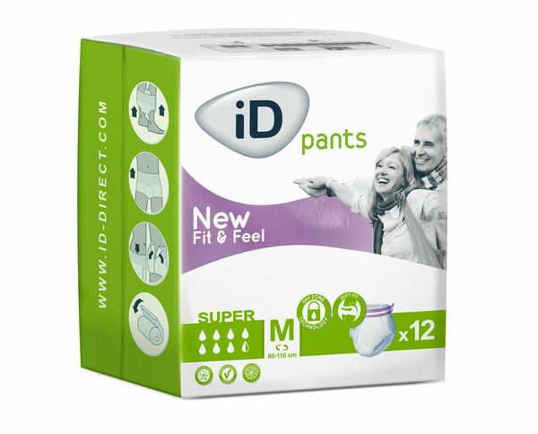 iD Pants Fit&Feel Medium Super plenkové kalhotky navlékací 12 ks porovnat ceny