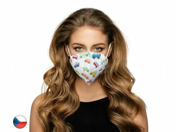 Dama Trade respirátor FFP2 Auta 10ks porovnat ceny