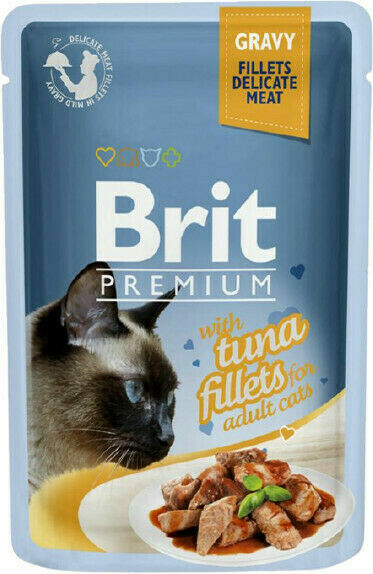 Brit Premium Cat Fillets in Gravy with Tuna 85g porovnat ceny