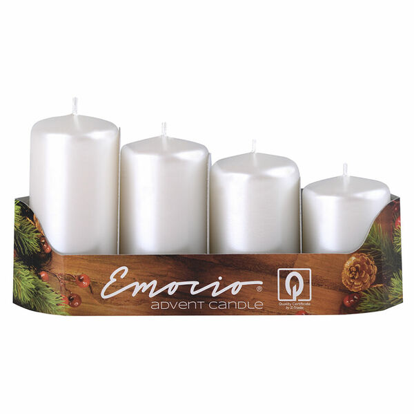 Z-TRADE Emocio Svíčky stupňované 40 mm Perla bílé 4 kusy porovnat ceny