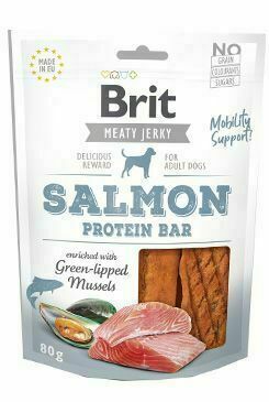Brit Jerky Salmon Protein Bar 80g porovnat ceny