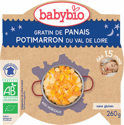 Babybio Večerní menu gratinovaný pastiňák 260g porovnat ceny